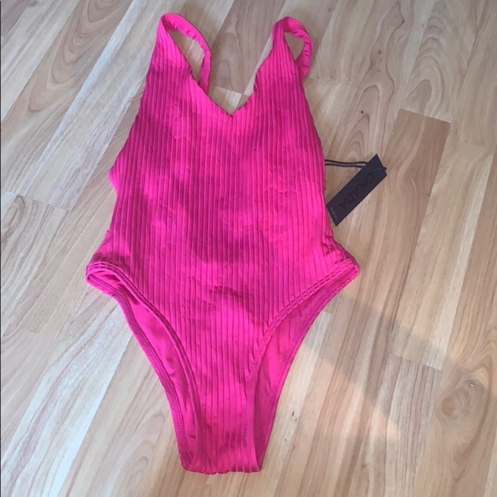 CIKADA PINK BATHING SUIT